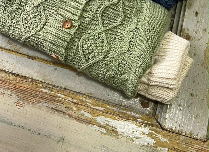 Conjunto Tejido Verde Oliva
